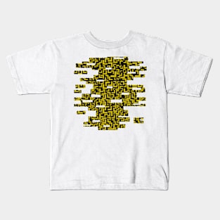 Glitches in the Void, Gold Kids T-Shirt